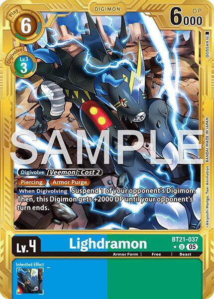 Lighdramon Gold Border