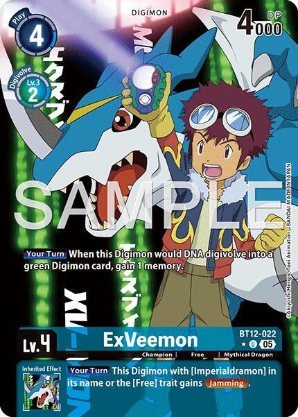 ExVeemon BT12 022 Alternate Art