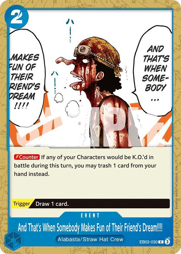 And That's When Somebody Makes Fun of Their Friends Dream!!!!