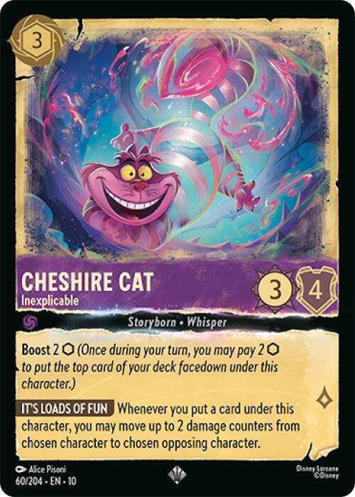 Cheshire Cat, Inexplicable