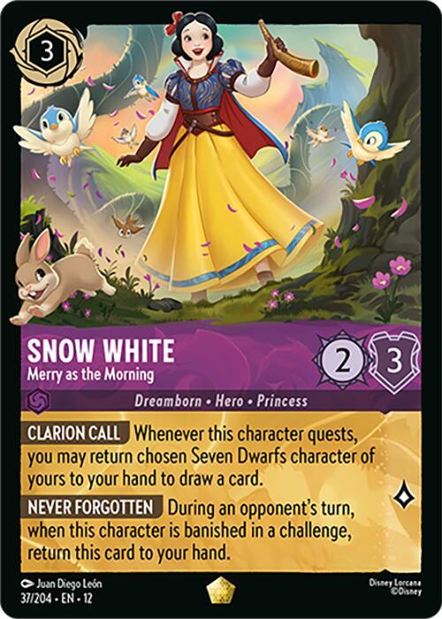 Snow White, Merry as the Morning